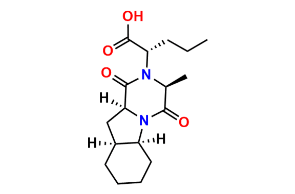 Perindopril EP Impurity C / Perindoprilat Lactam A / Perindopril (10aS)-Dione Acid